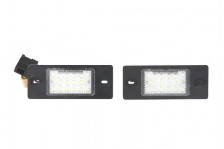 Підсвітка номерного знаку LED, комплект колір світла: білий, 12В,, з дозволом для використання на дорогах загального користування PORSCHE CAYENNE VW BORA, BORA I, GOLF IV 10.98-12.13 M TECH CLP009