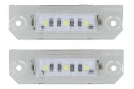 Підсвітка номерного знаку LED, комплект колір світла: білий, 12В,, з дозволом для використання на дорогах загального користування VW GOLF IV 08.97-03.07 M TECH CLP010