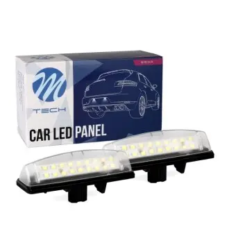 Підсвітка номерного знаку LED, колір світла: білий, 12В,, з дозволом для використання на дорогах загального користування LEXUS GS, IS I, IS SPORTCROSS, LS, RX TOYOTA AVENSIS VERSO, CAMRY 08.97 M TECH CLP105