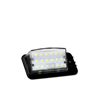 Підсвітка номерного знаку LED, колір світла: білий, 12В,, з дозволом для використання на дорогах загального користування NISSAN X-TRAIL III 04.14 M TECH CLP108