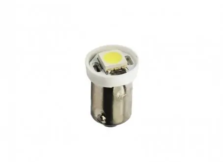 LED лампочка LED, 2шт, LED, 12В, max. 0,24Вт, колір світла Білий, тип гнізда BA9S, без дозволу використання на дорогах загального використання, для авто без CAN-Bus M TECH LB008W