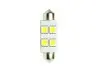 LED лампочка LED, 2шт, LED, 12В, max. 0,96Вт, колір світла Білий, тип гнізда SV8,5-8, довжина: 36мм, без дозволу використання на дорогах загального використання, для авто без CAN-Bus M TECH (LB072W) зображення 1