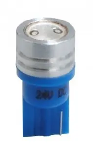 LED лампочка LED, 2шт, LED, 24В, max. 1Вт, колір світла синя, тип гнізда W2,1X9,5D, без дозволу використання на дорогах загального використання, для авто без CAN-Bus M TECH LB915B