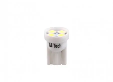 LED лампочка LED, 2шт, LED, 24В, max. 0,33Вт, колір світла Білий, тип гнізда W2,1X9,5D, без дозволу використання на дорогах загального використання, для авто без CAN-Bus M TECH LB917W Купити в Україні