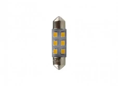 LED лампочка LED, 2шт, LED, 24В, max. 0,63Вт, колір світла Білий, тип гнізда SV8,5-8, довжина: 36мм, без дозволу використання на дорогах загального використання, для авто без CAN-Bus M TECH LB928W