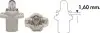 Фото Автолампа 12V 2W B8.3d (в щиток приладів/біла) (PB3 2W 12V) Magneti Marelli (002051000000) зображення 1
