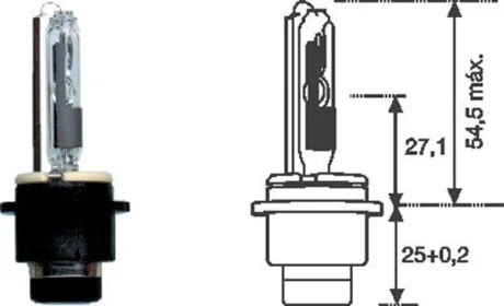 Автолампа D2R 85V 35W P32d-3 (ксенон) (D2R) Magneti Marelli 002542100000