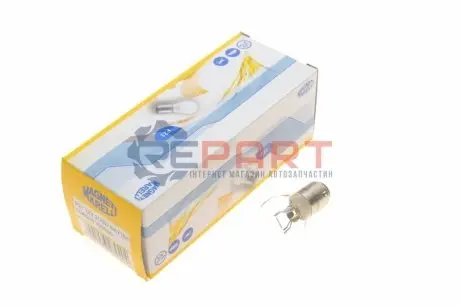 Фото 1 — Автолампа P21/5W 12V 21/5W BAY15d Стандарт (P21 5W 12V) MAGNETI MARELLI (008528100000) Фото Автолампа P21/5W 12V 21/5W BAY15d Стандарт (P21 5W 12V) MAGNETI MARELLI (008528100000) зображення 1