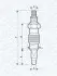 Фото Свічка розжарювання Ford Escort/Fiesta 1.8D/1.8TD 93-02 (11V) Magneti Marelli (062900008304) зображення 1