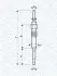 Фото Свічка розжарювання BMW 2.0/2.5/3.0D 01 Magneti Marelli (062900039304) зображення 1