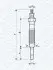 Свічка розжарювання Mitsubishi L200/L300/Pajero 2.5 TD -00 (12V) 062900072304