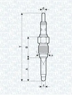Фото 1 — Свічка попереднього підігрівача охолоджуючої рідини Renault Trafic 01- (UX28A) MAGNETI MARELLI (062900084304) Фото Свічка попереднього підігрівача охолоджуючої рідини Renault Trafic 01- (UX28A) MAGNETI MARELLI (062900084304) зображення 1