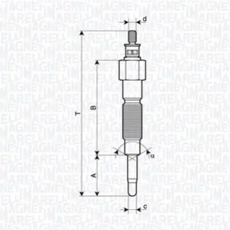 Свічка розжарювання Magneti Marelli 062900142304 Купити в Україні