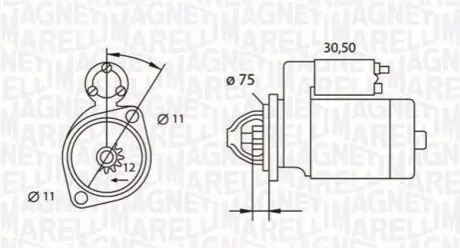 Автозапчасть Magneti Marelli 063523627010
