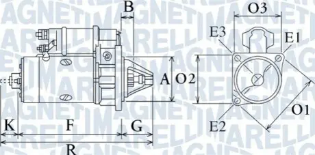 Фото Стартер MAGNETI MARELLI (063720325010) зображення 1