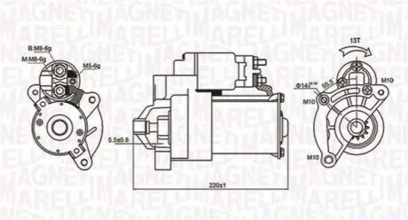 Стартер Magneti Marelli 063720594010