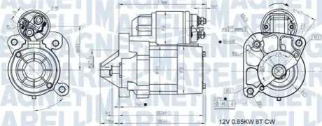 Автозапчасть Magneti Marelli 063721186010