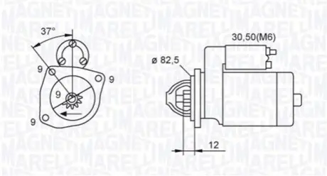 Автозапчасть Magneti Marelli 063721264010