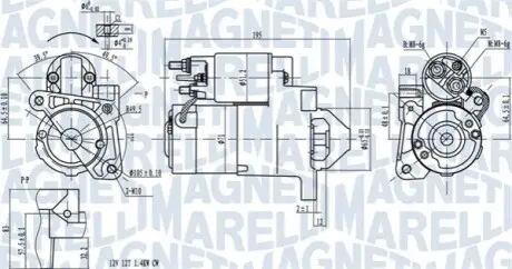 Автозапчасть Magneti Marelli 063721273010