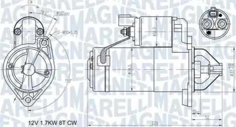 Автозапчасть Magneti Marelli 063721365010