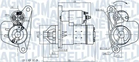 Стартер Magneti Marelli 063721418010