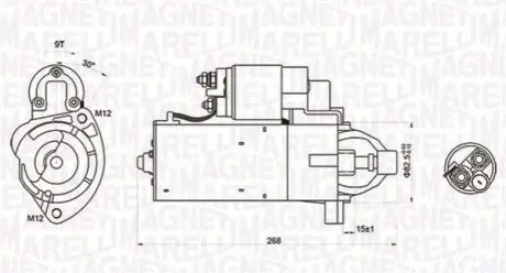 Стартер Magneti Marelli 063721423010