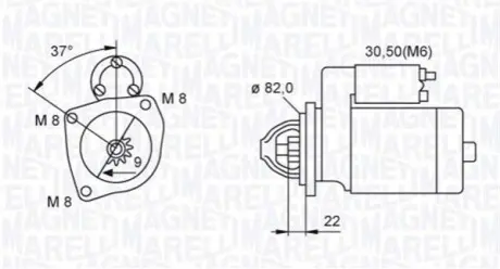 Автозапчасть Magneti Marelli 063721449010