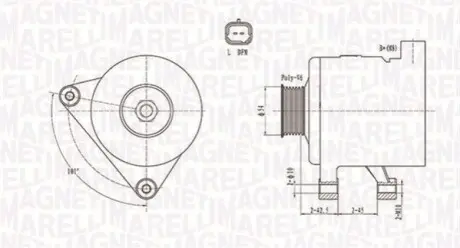 Генератор Magneti Marelli 063731498010