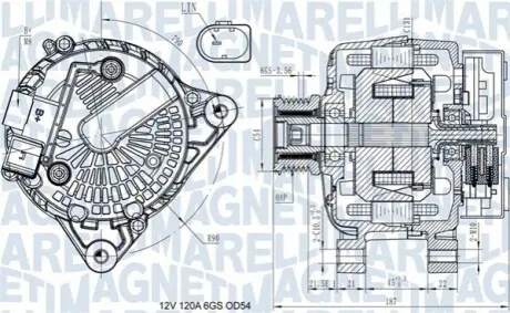 Автозапчасть Magneti Marelli 063731545910