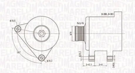 Генератор Magneti Marelli 063731553010
