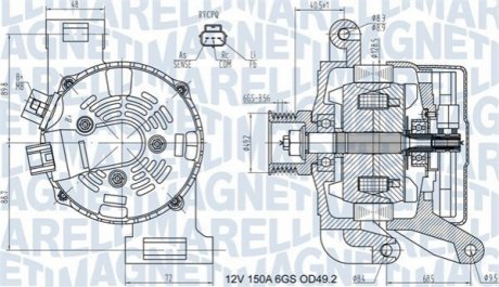 Автозапчастина MAGNETI MARELLI 063731575010 (фото 1)