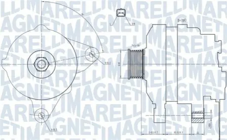 Генератор Magneti Marelli 063731665010