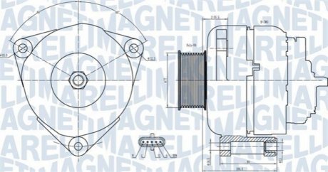 Автозапчасть MAGNETI MARELLI 063731739010 (фото 1)