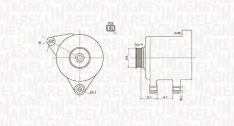 Генератор Magneti Marelli 063731789010