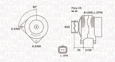 Генератор Magneti Marelli 063731823010