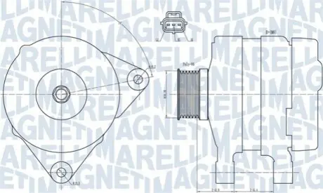 Генератор Magneti Marelli 063731834010