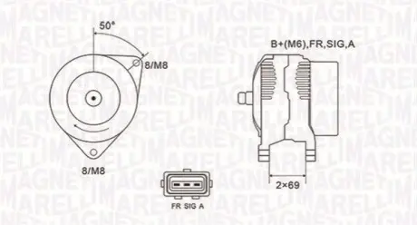 Автозапчасть Magneti Marelli 063731857010