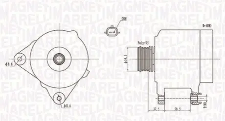 Генератор Magneti Marelli 063731860010