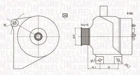 Автозапчасть Magneti Marelli 063731861010