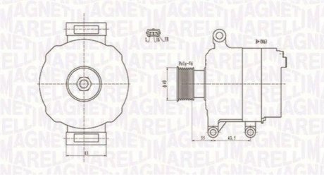 Автозапчасть MAGNETI MARELLI 063731869010