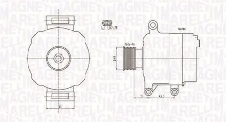 Генератор Magneti Marelli 063731869010