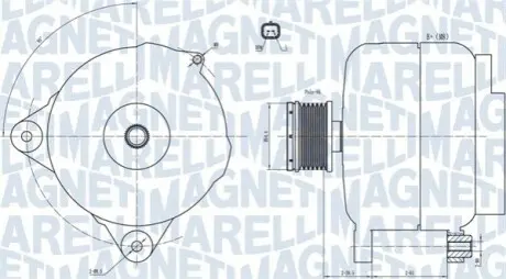 Генератор Magneti Marelli 063731876010