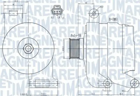 Генератор Magneti Marelli 063731931010