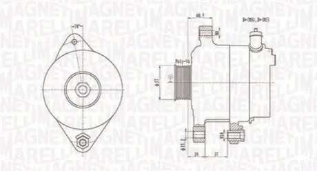 Генератор Magneti Marelli 063731949010
