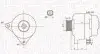 Генератор Nissan Primastar/Opel Vivaro/Renault Espace/Laguna/Trafic 2.0dCi 06- (12V/150A) Magneti Marelli (063731959010) зображення 1