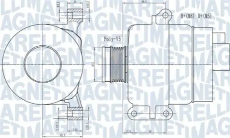 Генератор Magneti Marelli 063731969010