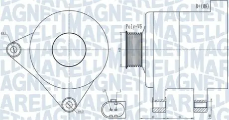 Генератор Magneti Marelli 063731986010