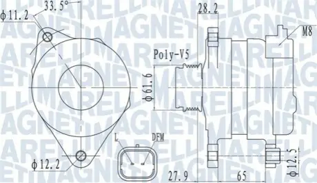Генератор Magneti Marelli 063732016010