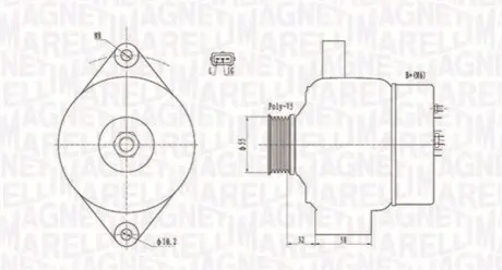 Генератор Magneti Marelli 063732026010