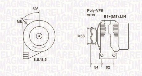 Alternator MAGNETI MARELLI 063732028010